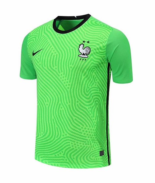 AAA Quality France 21/22 GK Green Soccer Jersey